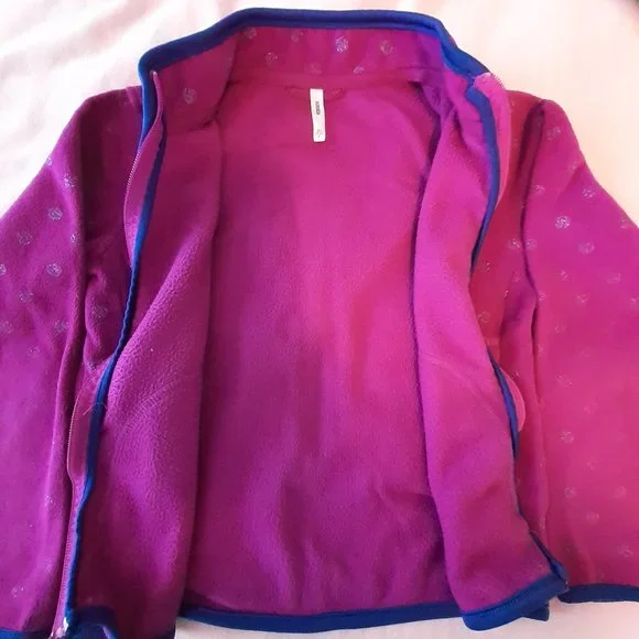 FULL-ZIP FLEECE JACKET SIZE 8 - Picture 2 of 4